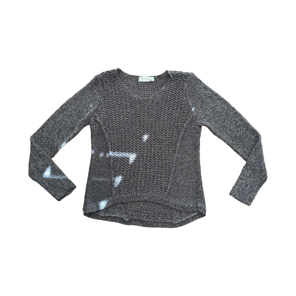 RD Style Charcoal Knit Long Sleeve Top (Size S)